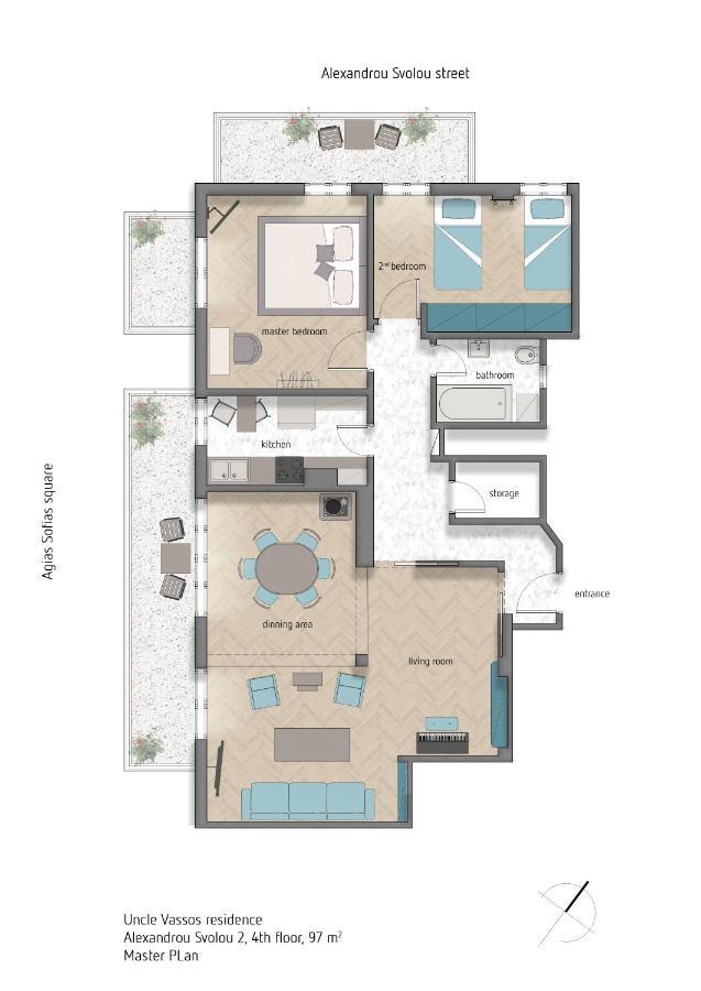 Deluxe Residence Uncle Vassos Selanik Dış mekan fotoğraf